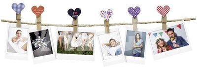 Fujifilm Instax Design Clips 10-Pack Heart