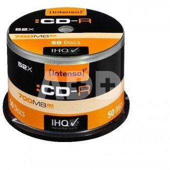 1x50 Intenso CD-R 80 / 700MB 52x Speed, Cakebox