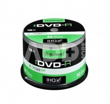 1x50 Intenso DVD-R 4,7GB 16x Speed, Cakebox