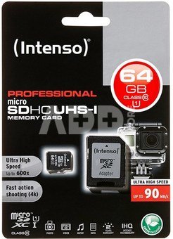 Intenso Micro SDXC 64GB Pro 3433490