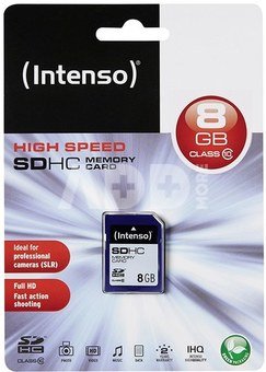 Intenso SDHC 8GB Class10 3411460