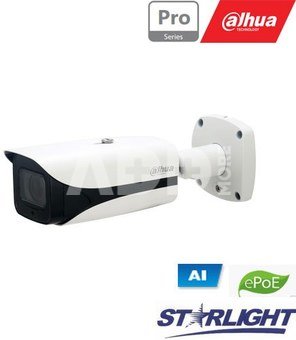IP kamera AI cilindr. 2MP STARLIGHT su LXIR iki 150m. 1/2.8&rdquo;,5.3-64mm, WDR, IP67,IVS, 0.002 Lux