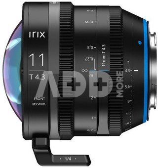 Irix Cine lens 11mm T4.3 for PL-mount Metric