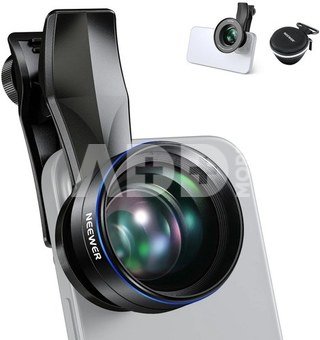 Neewer LS-41 PRO 60mm Telephoto Lens with 17mm Lens Clip & 67mm Filter Adapter