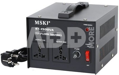 Įtampos transformatorius 110VAC-220VAC/ 220VAC-110VAC, 1500VA