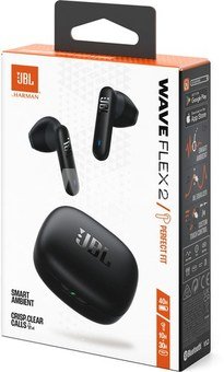 JBL wireless earbuds Wave Flex 2, black