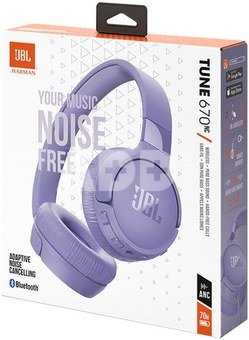 JBL беспроводные наушники Tune 670NC, фиолетовый