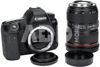 JJC Camera Body Cap&Rear Lens Cap for Canon EF/EF S mount