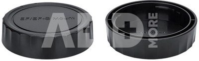 JJC Camera Body Cap&Rear Lens Cap for Canon EF/EF S mount