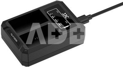 JJC Canon DCH E6TC USB C Dual Battery Charger (voor Canon LP E6 / LP E6N accu)