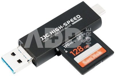 JJC CR UCL1 Memory Card Reader Black