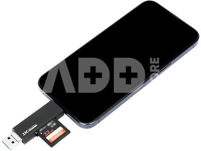 JJC CR UTC3II Memory Card Reader Gray
