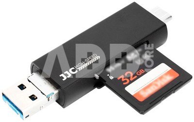 JJC CR UTC3II Memory Card Reader Gray