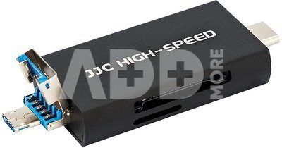 JJC CR UTC4AC USB 3.1 Card Reader Black