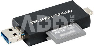 JJC CR UTC4AC USB 3.1 Card Reader Black