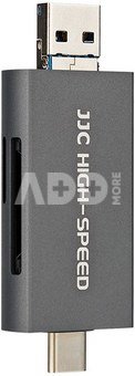 JJC CR UTC4AC USB 3.1 Card Reader Grey