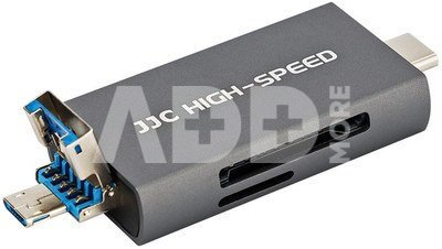 JJC CR UTC4AC USB 3.1 Card Reader Grey