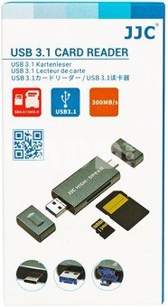 JJC CR UTC4AC USB 3.1 Card Reader Grey