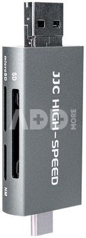 JJC CR UTC5AC Memory Card Reader grijs