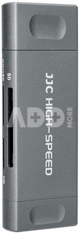 JJC CR UTC5AC Memory Card Reader grijs