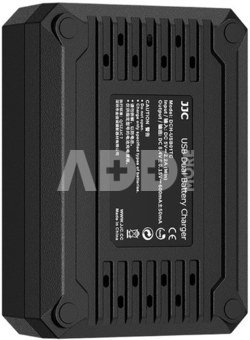 JJC Fuji DCH W126TC USB C Dual Battery Charger (voor Fuji NP W126 accu)