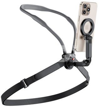 JJC MNM MS1 Magnetic Neck Holder for Action Camera & Phone