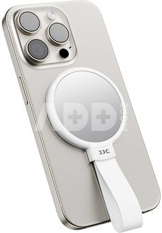 JJC MS MR1 Magnetic Makeup Mirror Phone Ring White