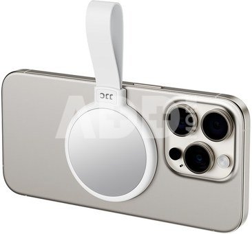 JJC MS MR1 Magnetic Makeup Mirror Phone Ring White