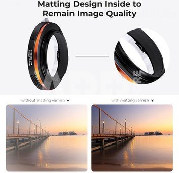 K&F Concept 2022 New Design High Precision Lens Adapter Mount, L/M-E IV PRO