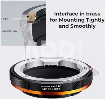 K&F Concept 2022 New Design High Precision Lens Adapter Mount, L/M-E IV PRO