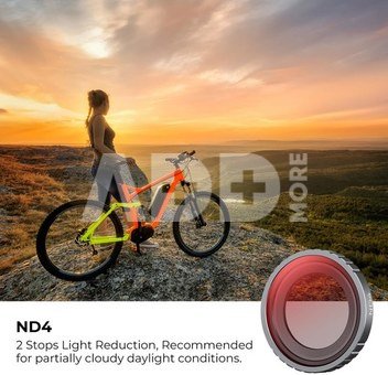 K&F Concept 3pcs Filter Kit, UV+CPL+ND4, HD, Anti-Reflection Green Coating, Waterproof