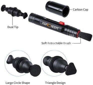 K&F Concept 4-In-1 Camera Lens Cleaning Kit for DSLR Camera