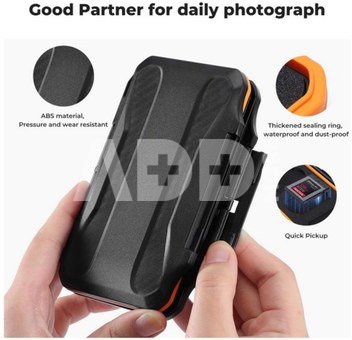 K&F Concept 6 Slots XQD Cfexpress Type-B Card Holder, Water-Resistant Memory Card Storage