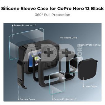 K&F Concept GOPRO 13 dedicated body silicone protective cover set, including screen protective cover