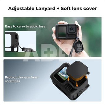 K&F Concept GOPRO 13 dedicated body silicone protective cover set, including screen protective cover