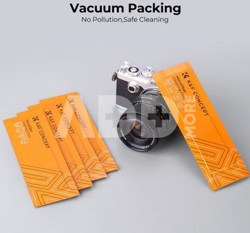 K&F Concept K&F 20pcs* Microfiber Cleaning cloth Kit, 15*15cm, White, Dry, in vacuum