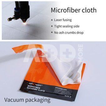 K&F Concept K&F 3pcs* Microfiber Cleaning cloth Kit, 15*15cm, White, Dry, in vacuum