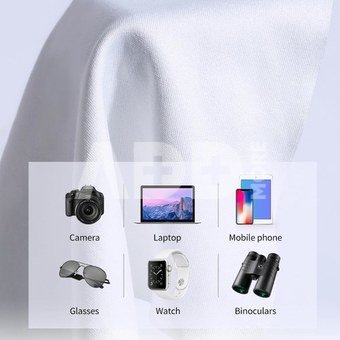 K&F Concept K&F 3pcs* Microfiber Cleaning cloth Kit, 15*15cm, White, Dry, in vacuum