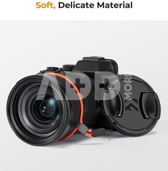 K&F Concept K&F 49MM Lens Caps Kit with K&F LOGO Caps*2+Anti-lost rope*2+vacuum cleaning cloth*1