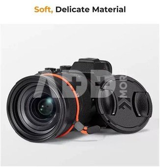 K&F Concept K&F 58MM Lens Cap printed with KF logo with anti-lost string, individually packaged in OPP bag