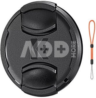 K&F Concept K&F 58MM Lens Cap printed with KF logo with anti-lost string, individually packaged in OPP bag