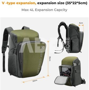 K&F Concept K&F Backpack 25L Nature Wander 01(Green)