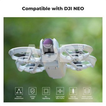 K&F Concept K&F DJI NEO 4pcs filter kit (ND8&PL+ND16&PL+ND32&PL+ND64&PL) lens for DJI drones, HD, single-sided