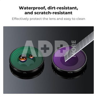 K&F Concept K&F DJI Osmo Action 4/5 PRO 4pcs Filter Kit (PL+ND8+ND16+ND32)