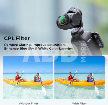 K&F Concept K&F DJI Osmo Pocket 3 Magnetic Filter 3pcs Set (CPL+ND4+ND8)