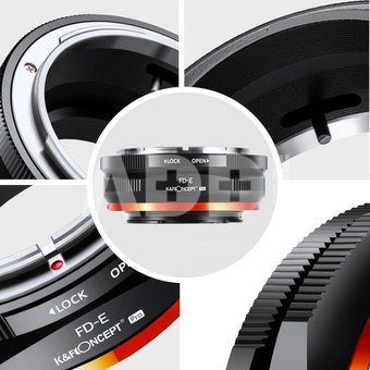 K&F Concept K&F FD to E Mount Lens Mount Adapter for Canon FD FL Mount Lens to E NEX Mount