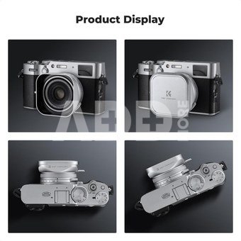 K&F Concept K&F Fujifilm lens hood with lens cap / Fuji X100/X100F/X100S/X100T/X100V/X100VI