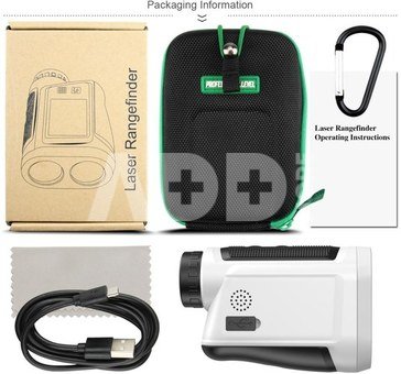 K&F Concept K&F KM-C1200H Golf Rangefinder with Lcd, High Precision 1200m Rechargeable Laser Hunting Rangefinder