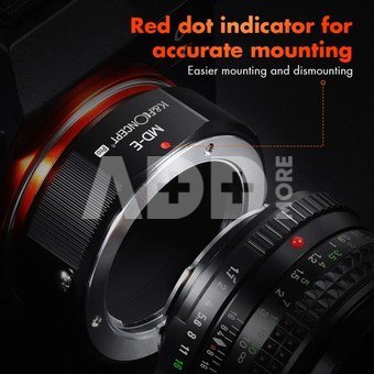 K&F Concept K&F MD to NEX Lens Mount Adapter for Minolta MD MC Mount Lens to NEX E Mount Mirrorless Cameras for