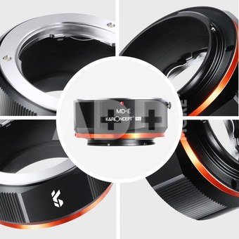 K&F Concept K&F MD to NEX Lens Mount Adapter for Minolta MD MC Mount Lens to NEX E Mount Mirrorless Cameras for
